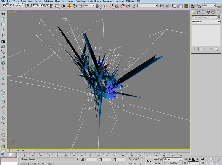 3D MAX+PS練手制作V酷風格視覺照片效果