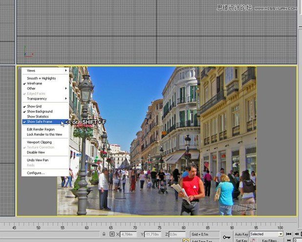 3Dmax基礎教程:六步設置3dsmax的相機匹配