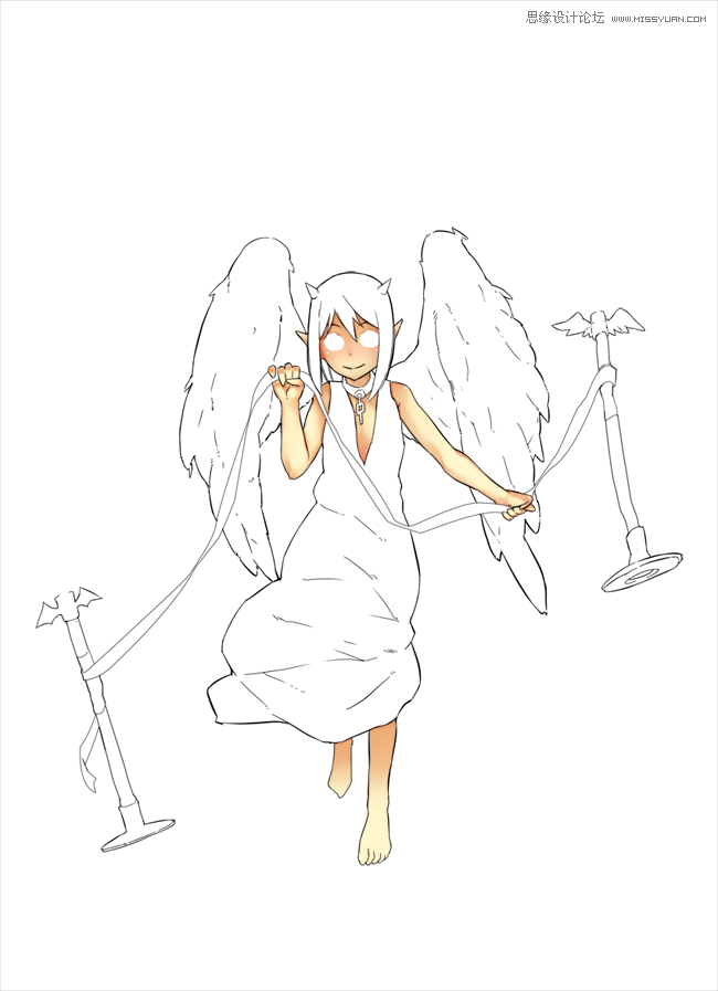 Photoshop�L���̳̣��ɐ۵���ʹ��ħ������ɫ�̳�