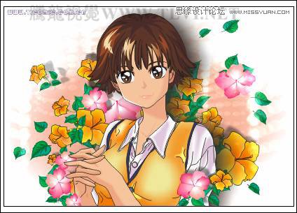 CorelDRAW繪制時尚風格的美少女漫畫