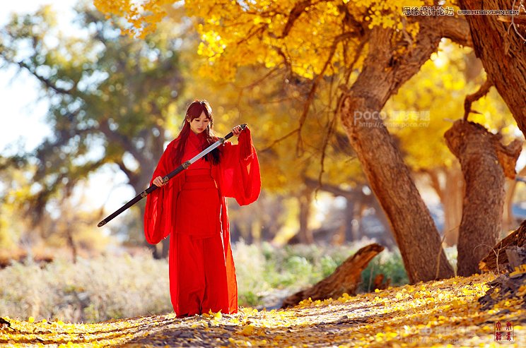 解析秋天唯美人像攝影實戰技巧