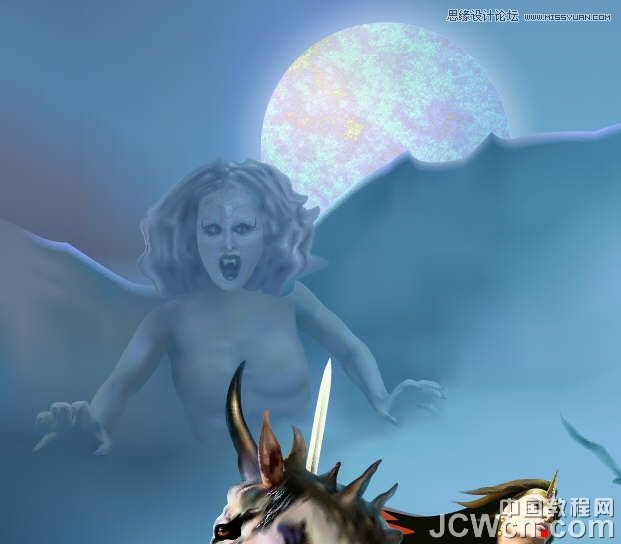 CorelDRAW巧用網(wǎng)格工具繪制惡魔谷插畫