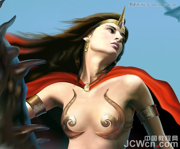 CorelDRAW巧用網(wǎng)格工具繪制惡魔谷插畫