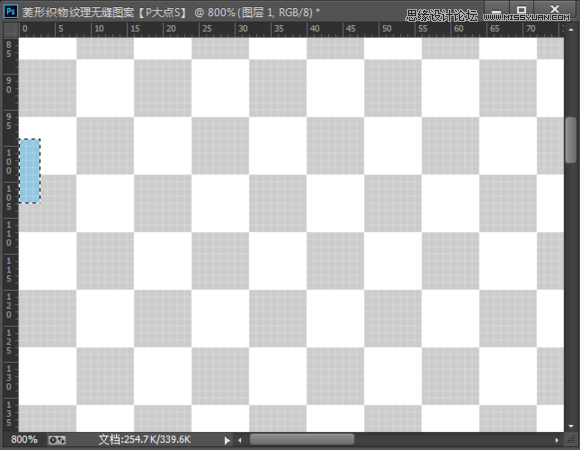 Photoshop制作菱形針織紋理無縫填充圖案