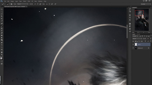 Photoshop�L�ƹ�Ӱ���eħ�ý�ɫ�宋