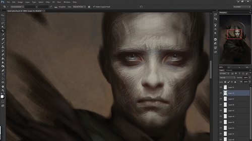 Photoshop繪制光影交錯(cuò)魔幻角色插畫