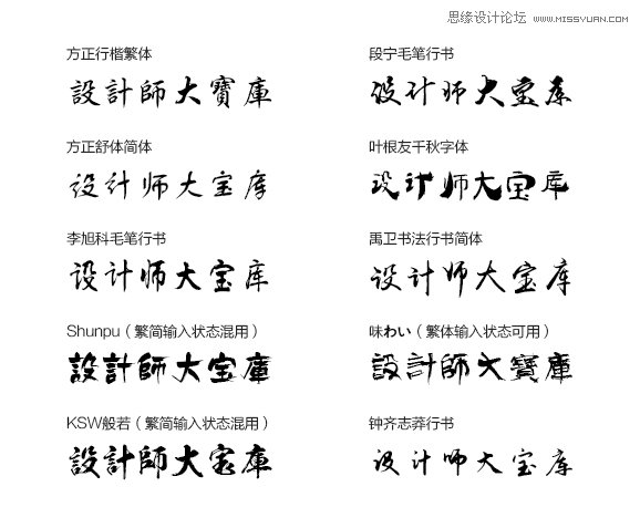 162款設(shè)計師常用的中英文字體打包下載