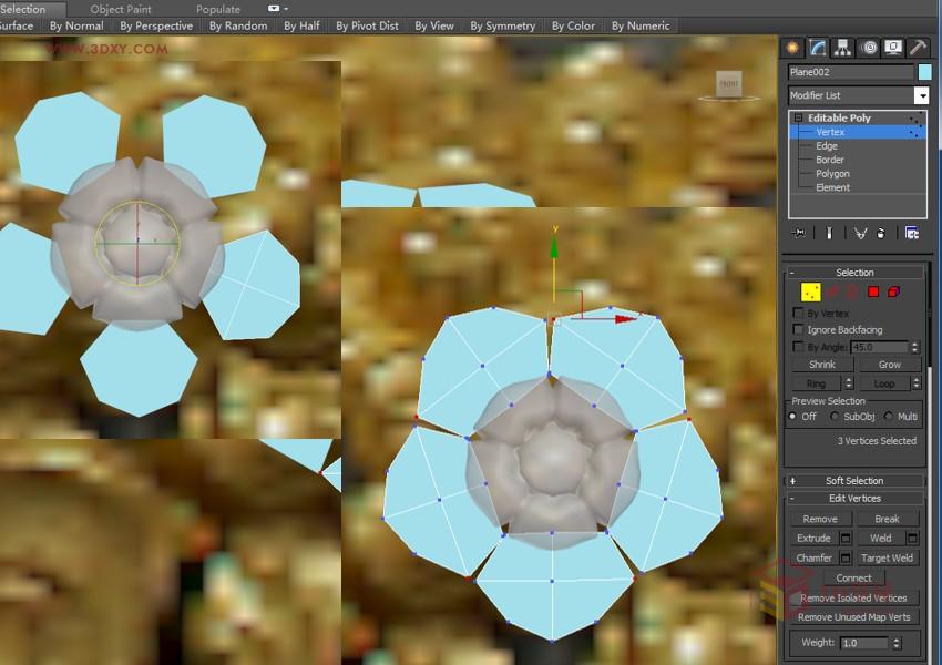 3DXMAX制作歐式古典風格的雕花建模