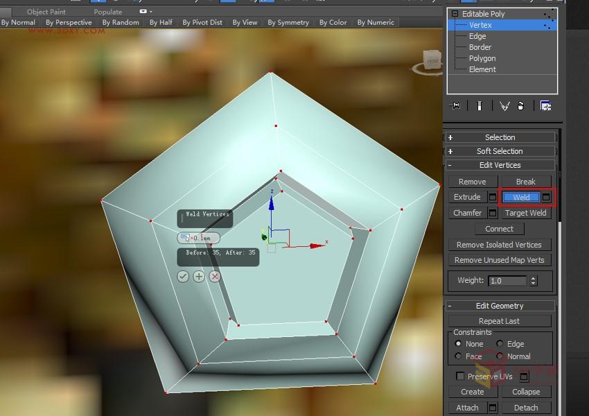 3DXMAX制作歐式古典風格的雕花建模
