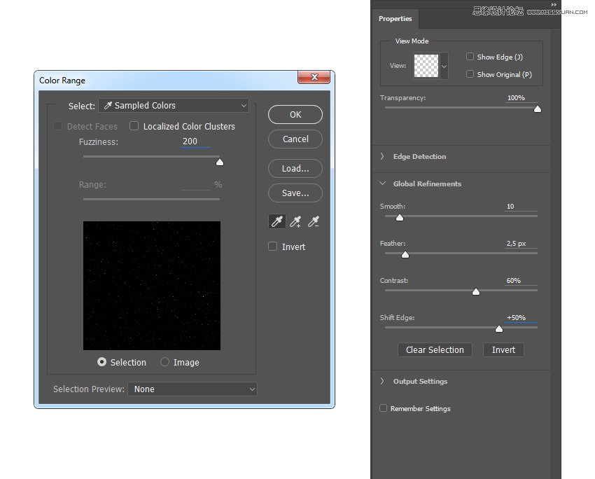 Photoshop制作星光裝飾的圣誕樹【英】