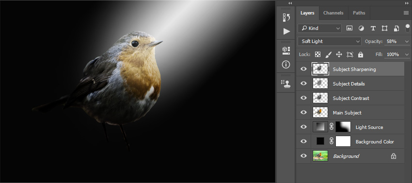 Photoshop制作夢幻耶穌光和高光背景【英】