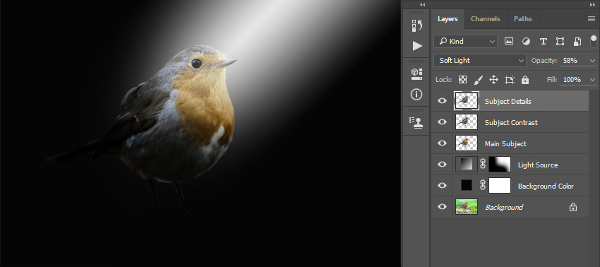 Photoshop制作夢幻耶穌光和高光背景【英】