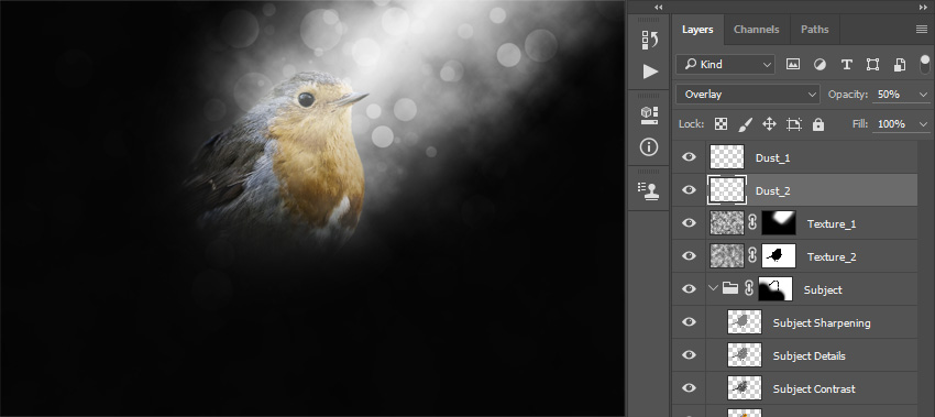 Photoshop制作夢(mèng)幻耶穌光和高光背景【英】