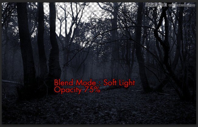 Photoshop合成被樹(shù)妖困住的女孩【英】