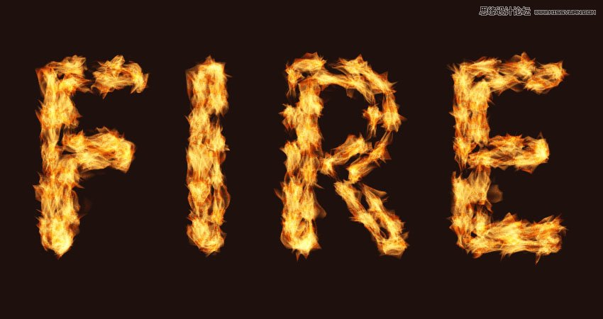 Photoshop設(shè)計(jì)火焰燃燒藝術(shù)字教程【英】