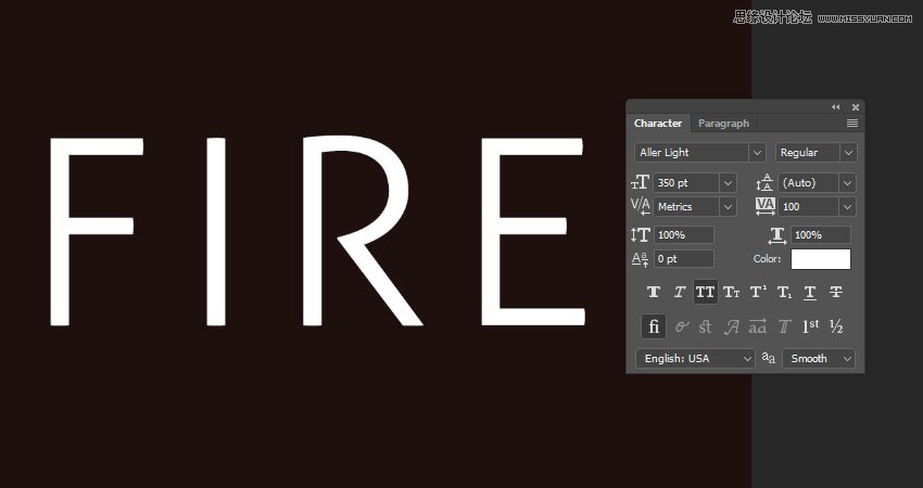 Photoshop設(shè)計火焰燃燒藝術(shù)字教程【英】