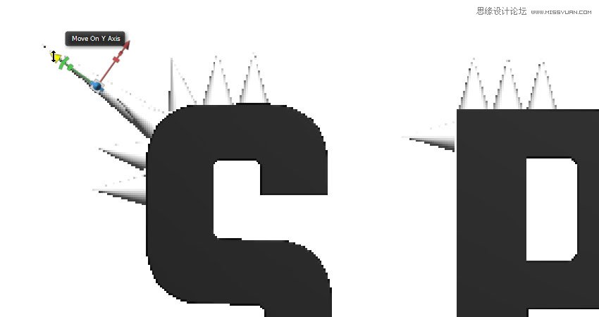 Photoshop制作金屬質感的3D立體字【英】