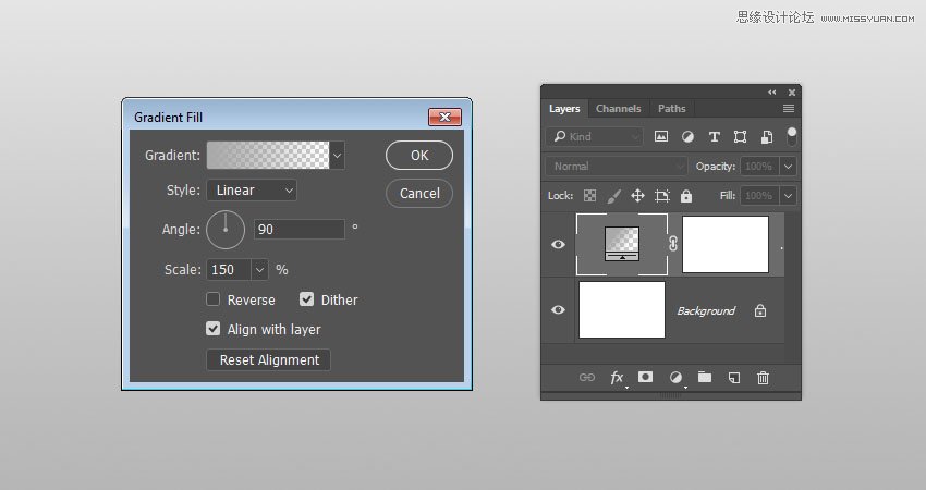 Photoshop制作復古雙重曝光字體