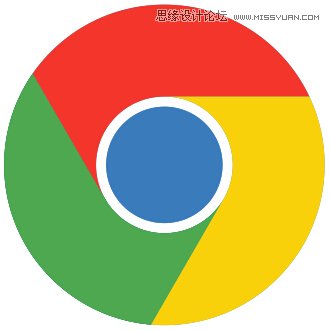 CorelDRAW繪制谷歌瀏覽器LOGO
