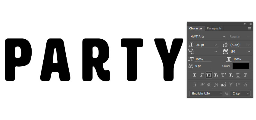 Photoshop制作黃金質感立體字【英】