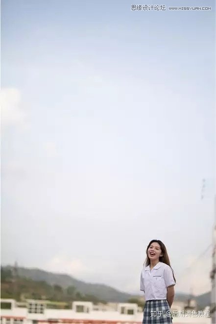 Photoshop調(diào)出外景人像暖色淡雅效果