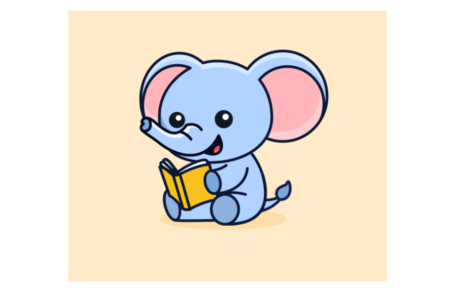 卡通繪畫:PS和AI繪制卡通風格的小象