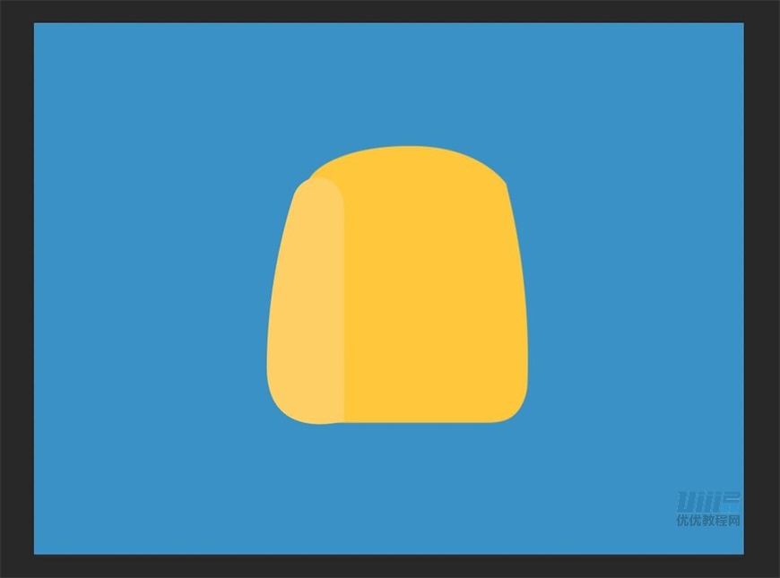 小黃人圖標:PS繪制小黃人擬物圖標