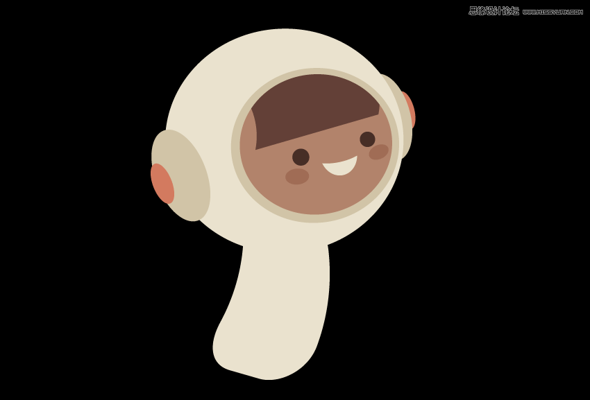 插畫設(shè)計:AI繪制復(fù)古風格的宇航員海報