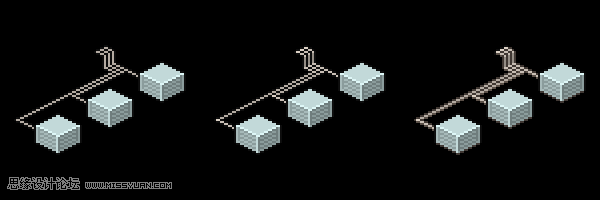 像素工廠:用PS設計等距像素的工廠圖標