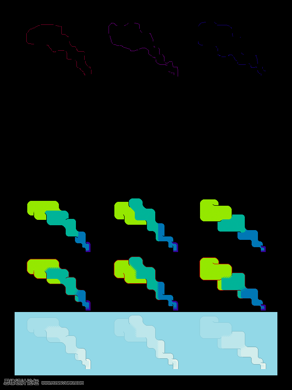 像素工廠:用PS設(shè)計(jì)等距像素的工廠圖標(biāo)