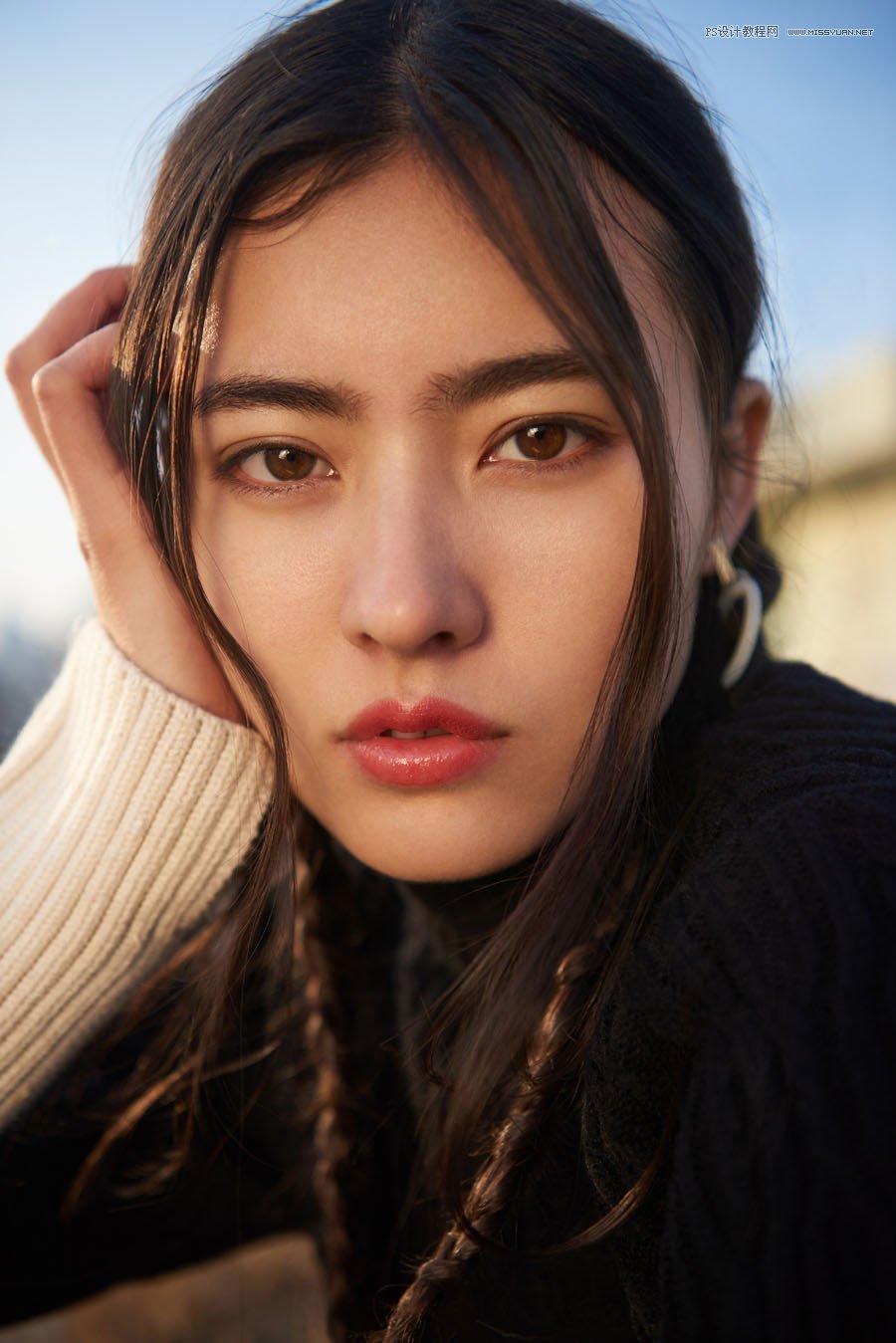 后期精修:用PS給人物皮膚均勻的磨皮