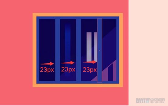 Illustrator繪制漸變風格的建筑場景插畫