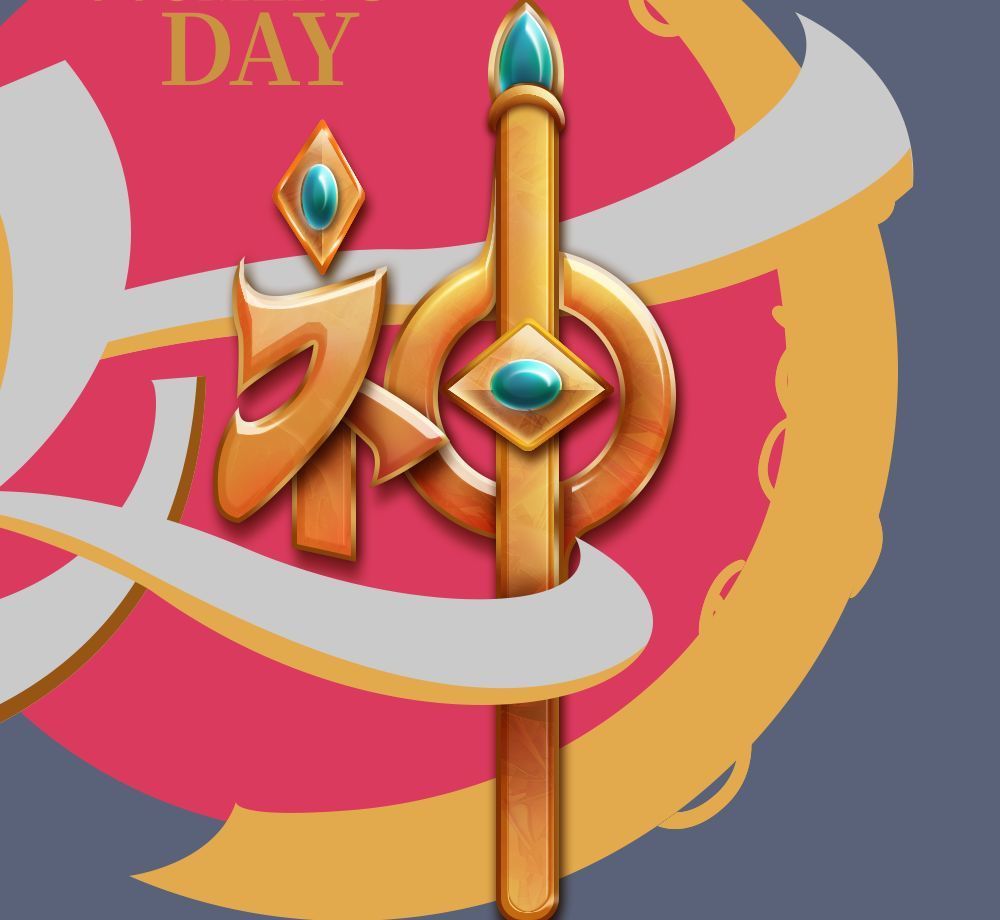 Photoshop制作金屬質感的女神節藝術字