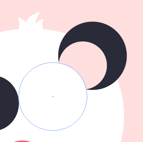 Illustrator繪制卡通風格的大熊貓